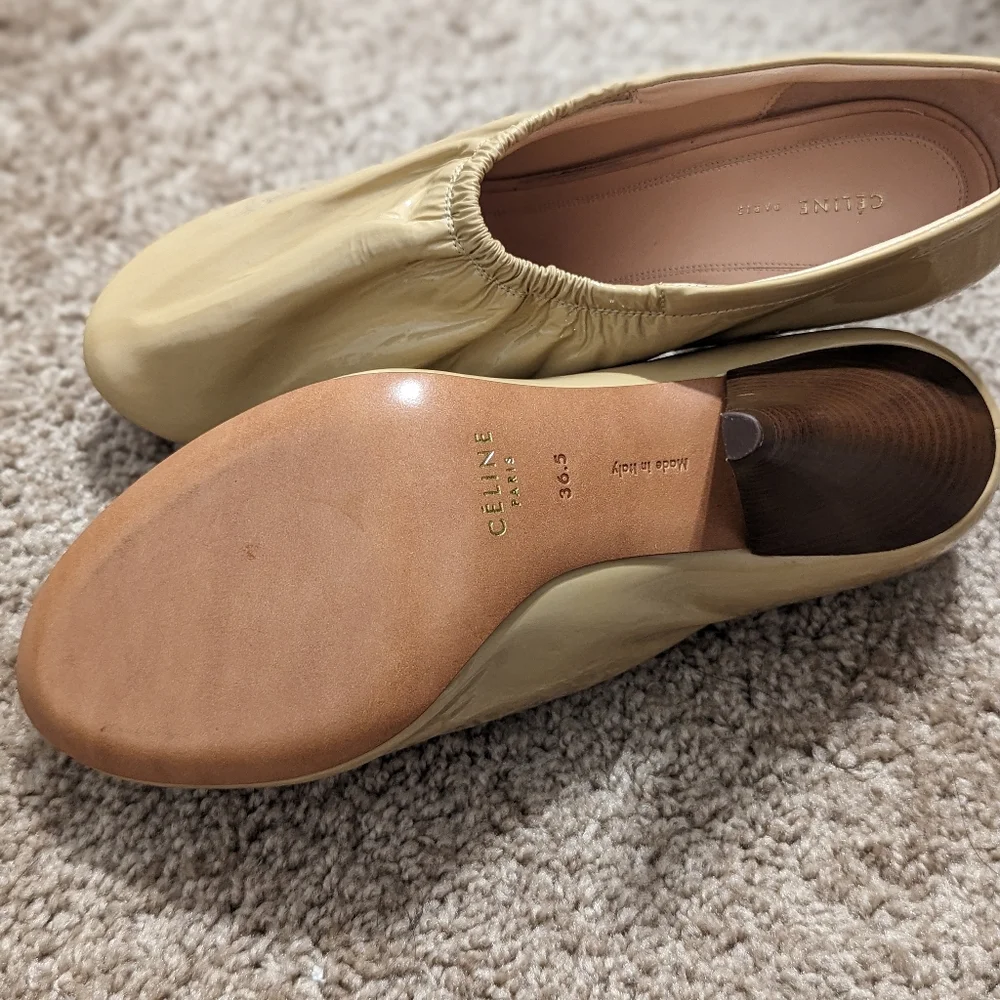 Céline by Phoebe Philo patent leather pumps, cone heels sz 36.5 or 6.5 US - Picture 2 of 12
